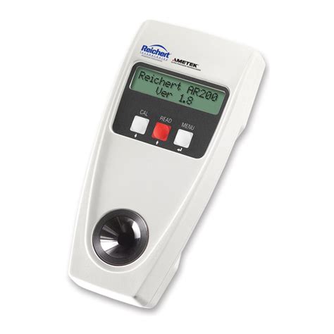 refractometer calibration sop|reichert refractometer user manual.